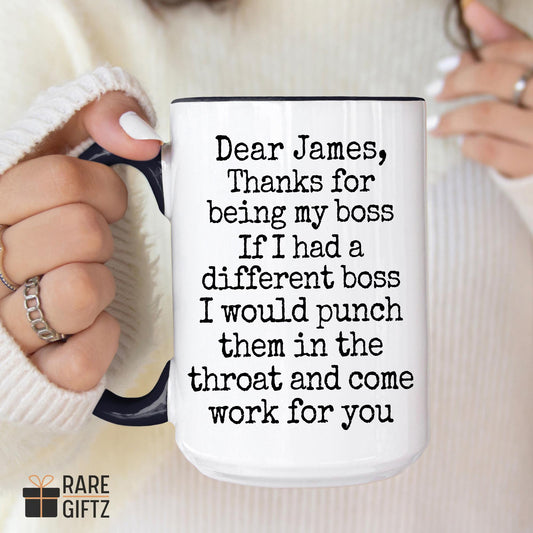 Custom Boss Gift, Personalized Gift For Boss, Fun Boss Mug For Women, Best Boss Ever Cup, Best Boss Gift For Men, Boss Appreciation Gift