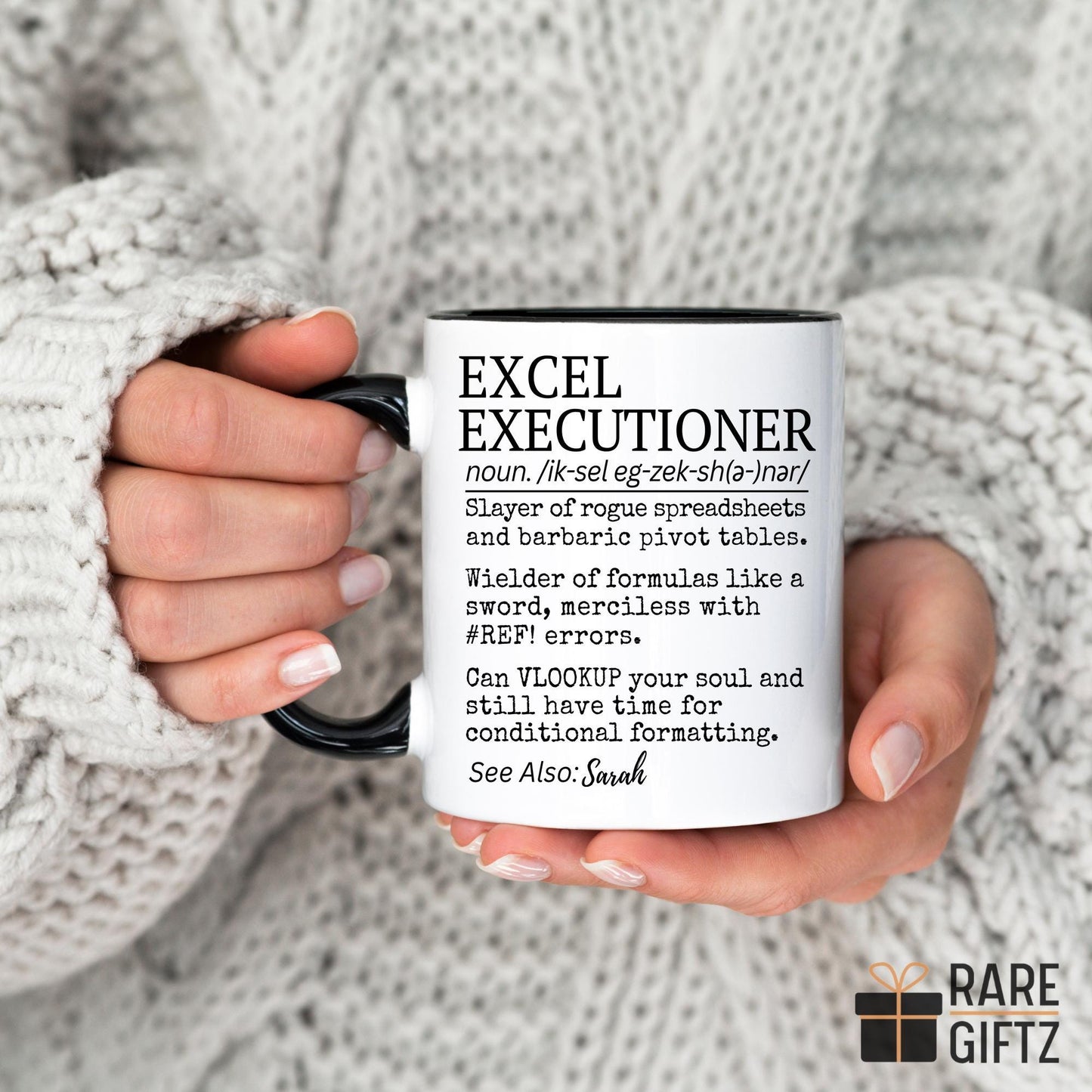 Personalized Spreadsheet Mug, Funny Coworker Gift, Gift for Boss, for Spreadsheet Lovers, Funny Accountant Mug, Spreadsheet CPA Gift