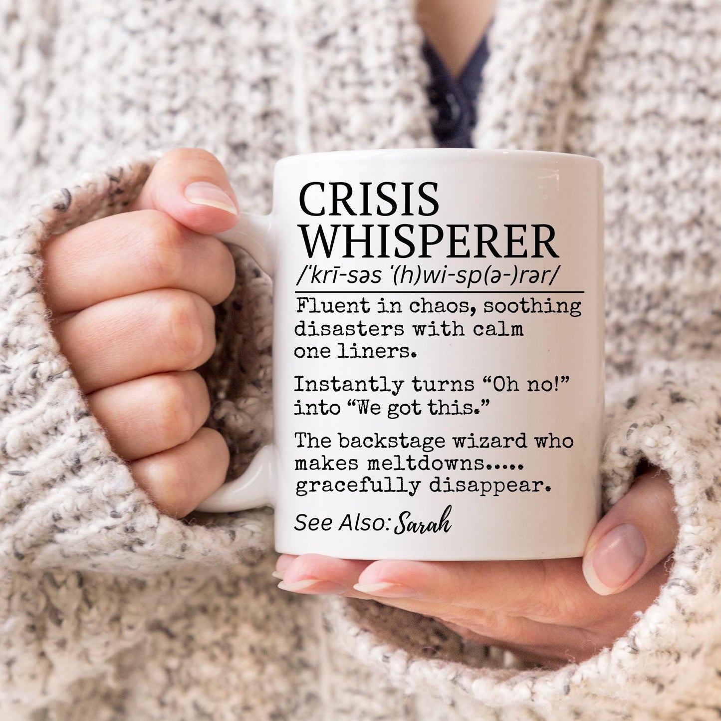 Personalized Managers Mug, Funny Supervisors Gift, Team Leads Appreciation Gift, HR Office Present,  Coworkers Secret Santa Christmas Party