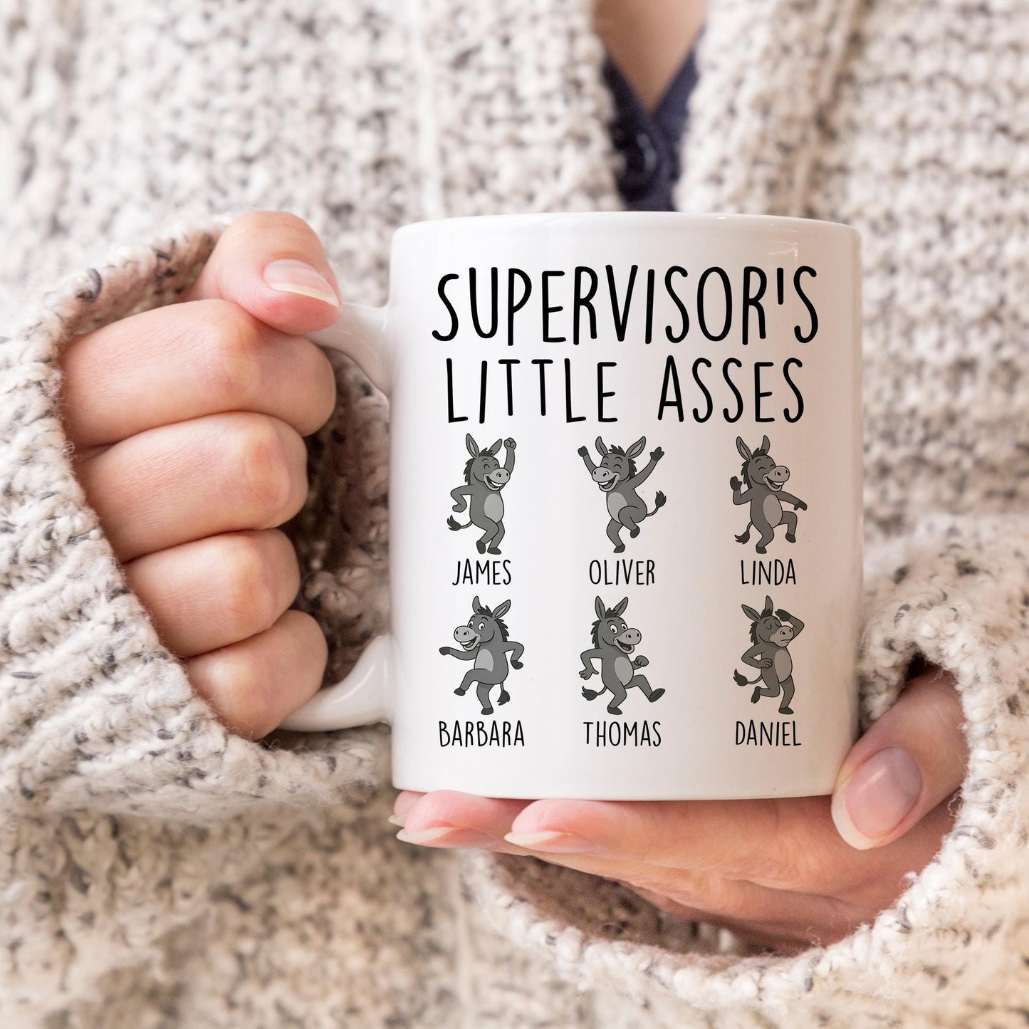 Funny Supervisor Mug, Custom Supervisor Gift, Supervisor Coffee Cup, Supervisor Coworker Gift, Sarcastic Supervisor Present, Secret Santa