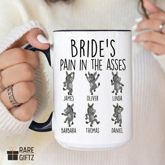 Custom Bride Mug, Personalized Bride Gift, Bride Present from Bridesmaids, Bride Present, Bridesmaids Gift For Bridal Shower, Bride Mug