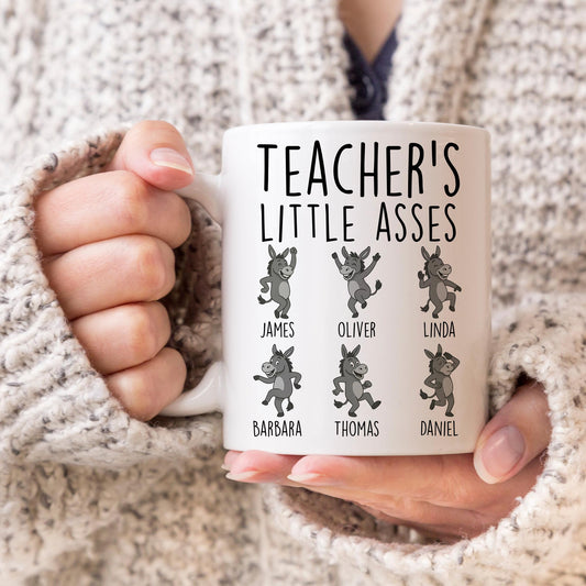 Funny Teacher Gift from Students, Personalized Teacher Mug, Student Appreciation Gift, Teacher Thank you, Teacher Christmas Present