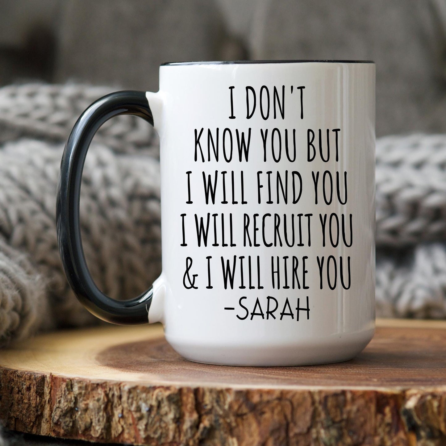 Personalized Recruiter Gift, Recruiter Coffee Mug, Recruiter Office Gift, Recruiter Birthday Gift, Best Recruiter Gift, Recruiter Christmas