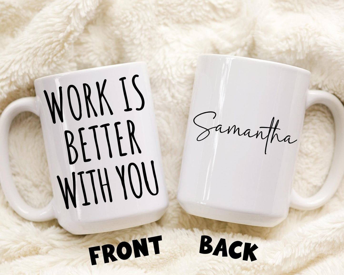 Personalized Work Friend Gift, Coworker Coffee Mug, Colleague Gift, Coworker Birthday Present, Anniversary Coworker Gift, Secret Santa Gift