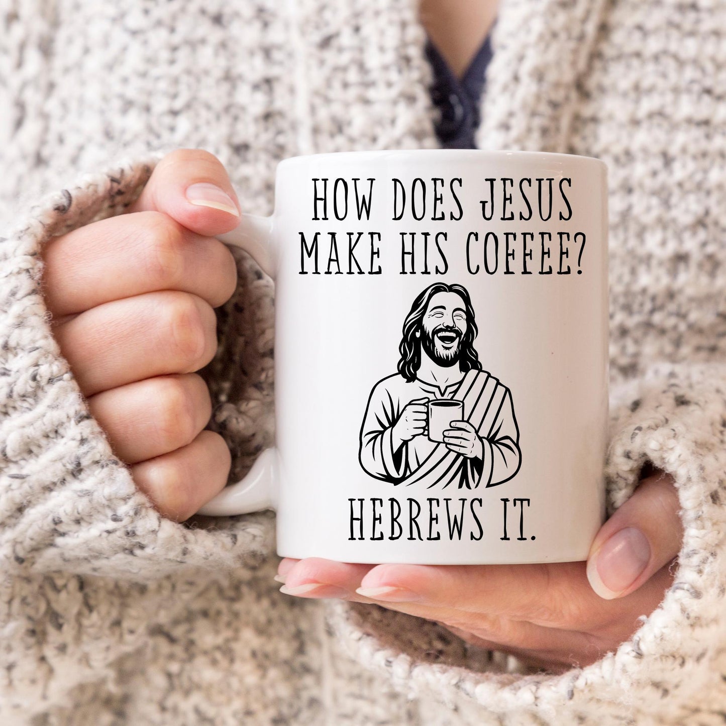 Personalized Funny Christian Mug, Funny Jesus Mug, Funny Christian Gift, Gift for Coffee Lover, Religious Coffee Cup, Humor Jesus Present