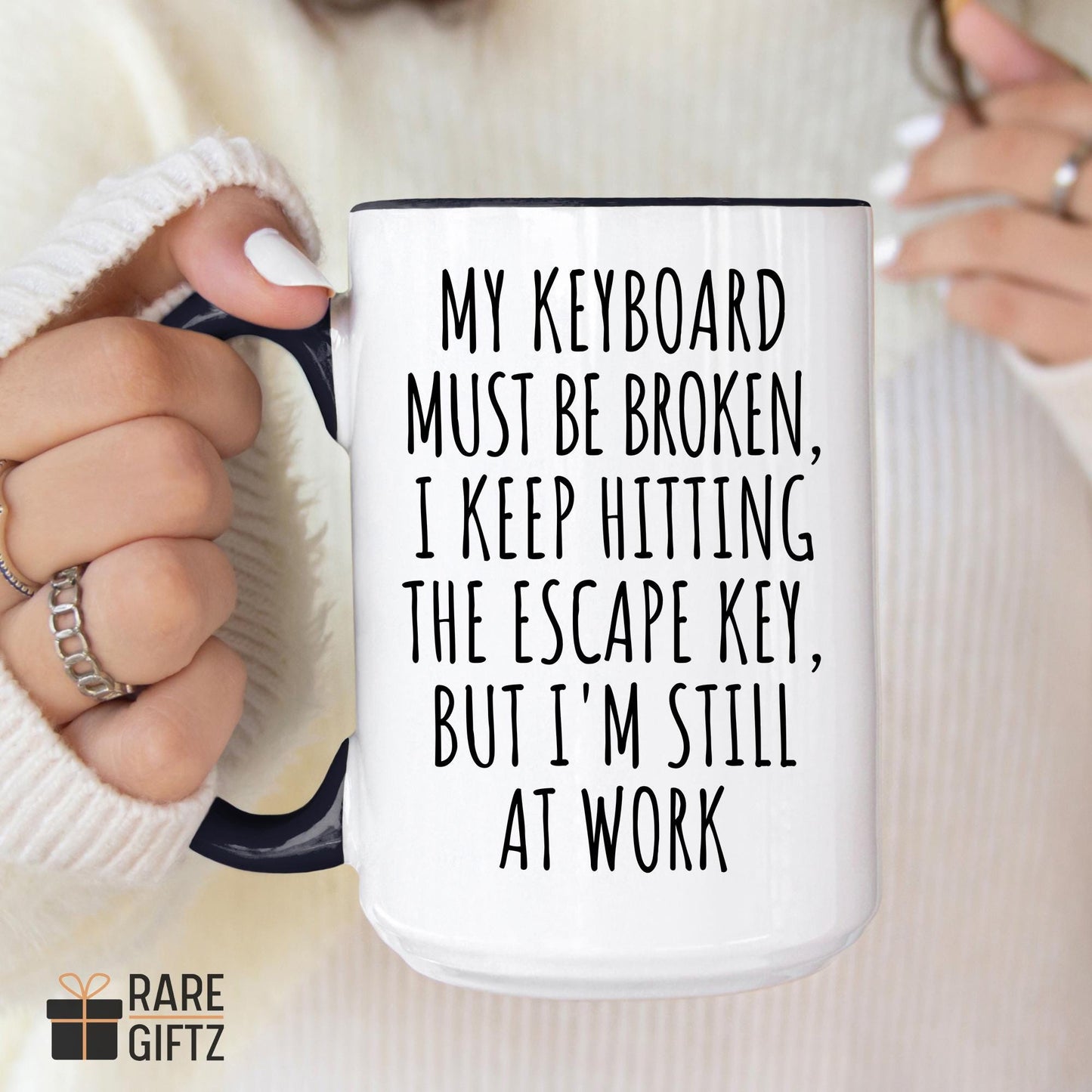 Personalized funny office mug, Office Humor Coffee Cup, Funny coworker mug, Custom work bestie gift, Funny secret santa present, Boss gift