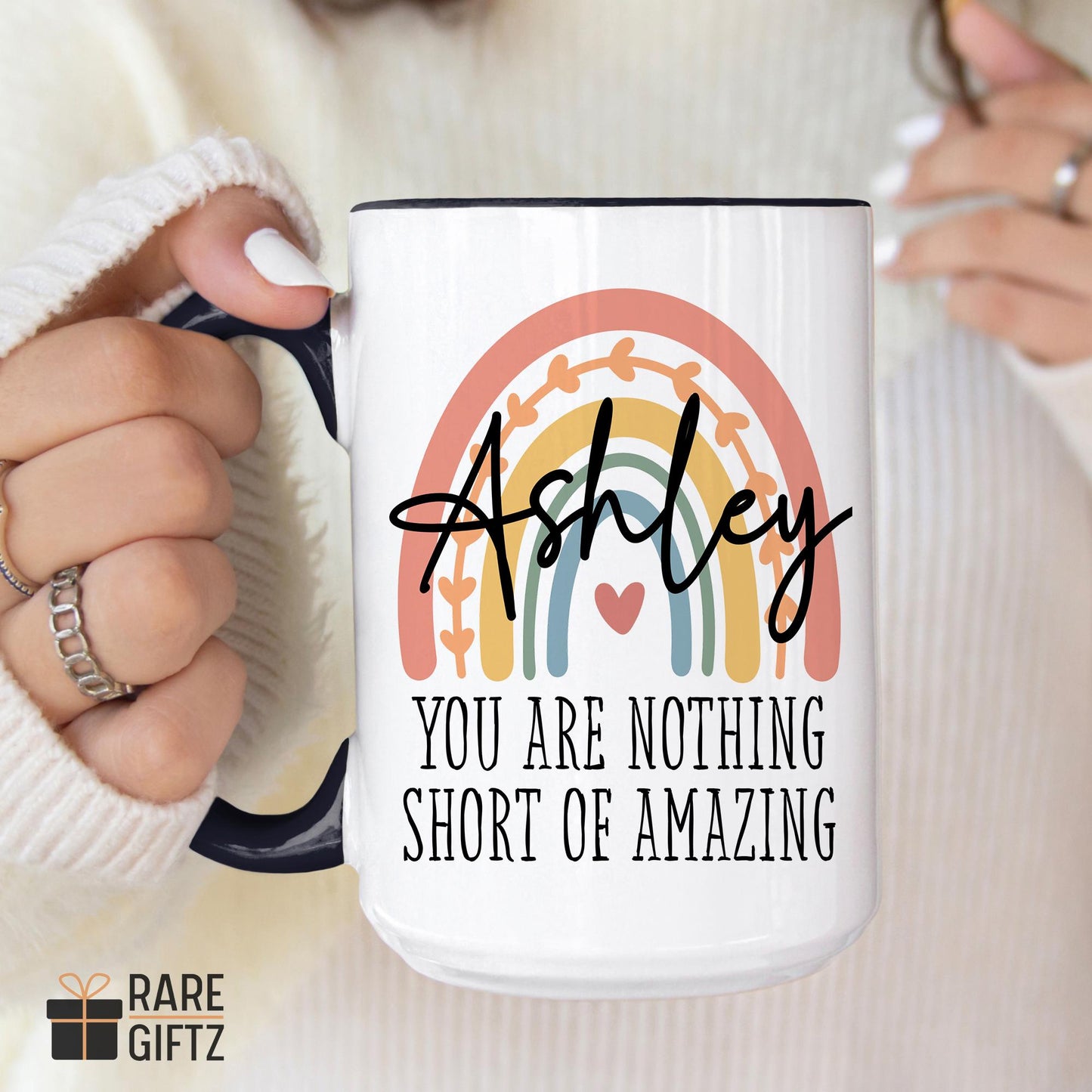 Personalized coworker mug, Funny work bestie gift, Thank You Gift for Women, Work Appreciation Present, Secret Santa Gift, Encouragement Mug