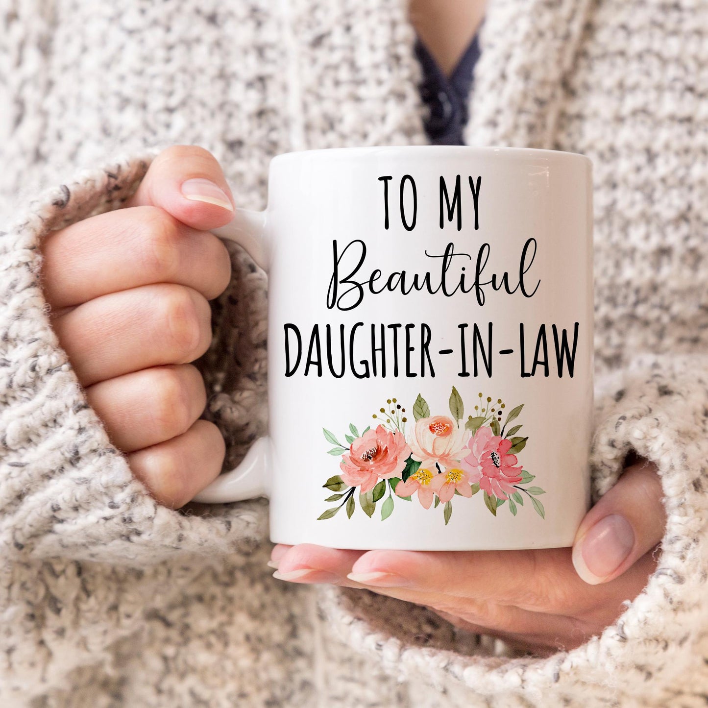 Personalized Daughter In Law Gift, Future Daughter In Law Mug, Bride to be Gift, Wedding Gift, Son's Wife Birthday Gift, Sons Wife Present