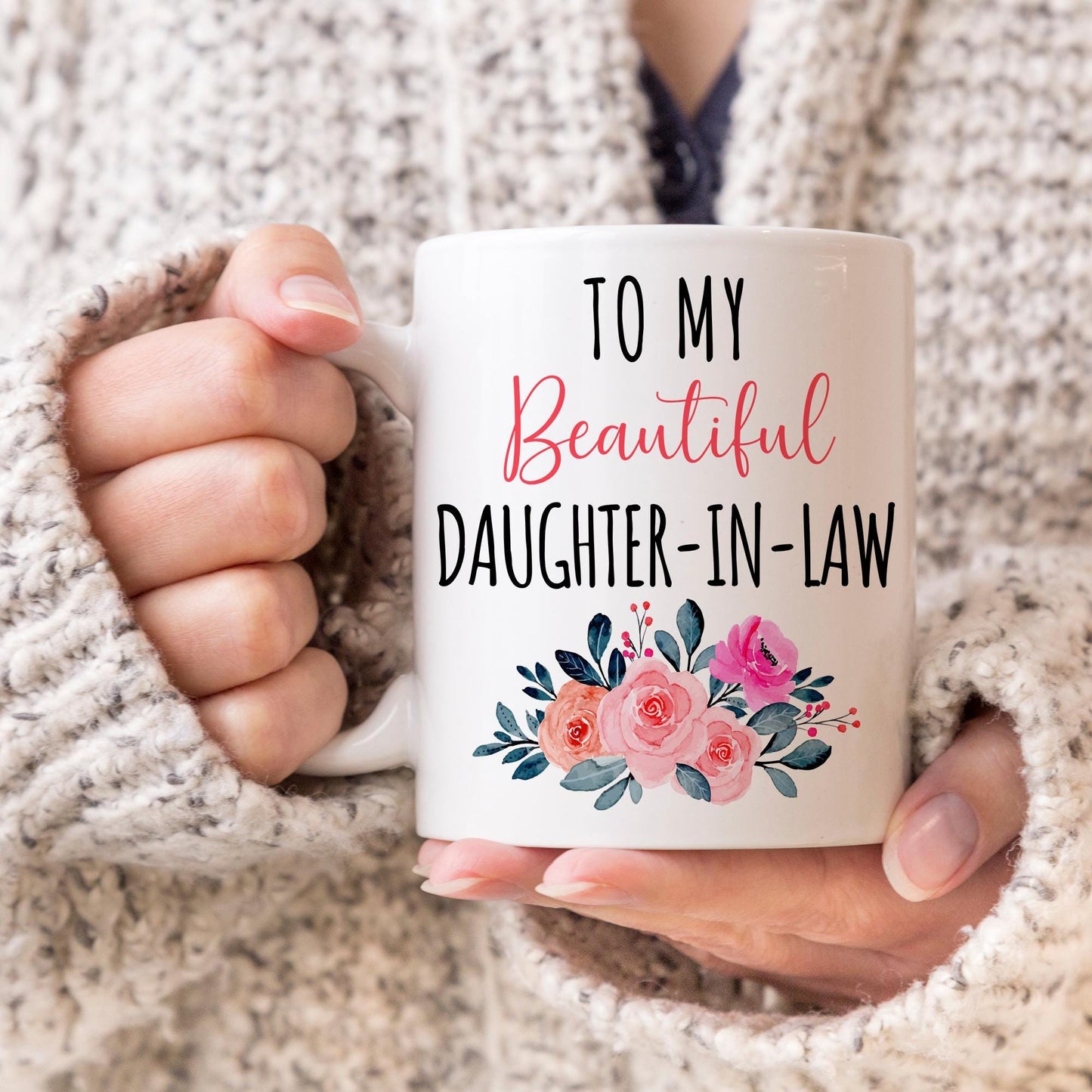 Custom Daughter In Law Mug, Daughter-In-Law Gift, DIL Gift, Future Daughter In Law Present, Daughter In Law Sentimental Gift Bride Wedding