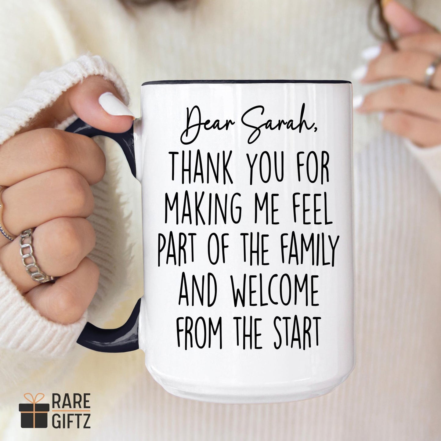 Personalized Mother In law gift from daughter in law, Mother-In-law Mug, Mother In law Thank you present, MIL Mug, Mother law Appreciation