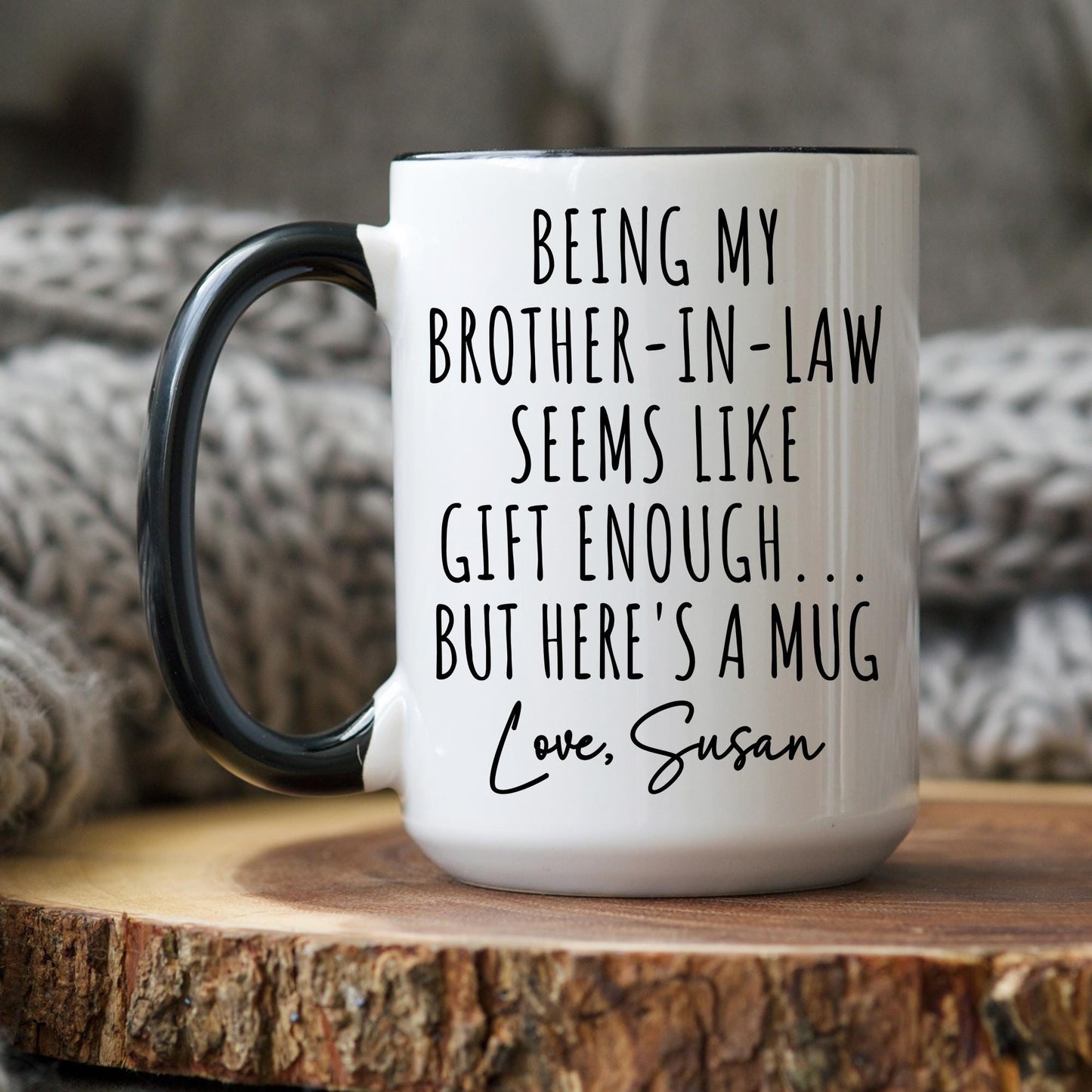 Custom Brother In Law Mug, Brother-In-Law Gift, Brother In Law Gift From Bride, Future Brother In Law Sentimental Gift Brother Law Wedding