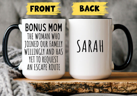 Bonus Mom Mug, Step Mom Gift, Bonus Mom Gift, Bonus Mom Mothers Day Gift, Bonus Mom Cup, Gift for Bonus Mom, Bonus Mama Christmas Present