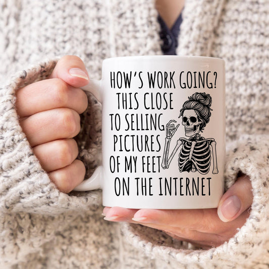 Funny Work Mug, Coworker Sarcastic Gift, Funny Office Coffee Mug, Sarcastic Mug, Coworker farewell, Funny Work Bestie Gift, Secret Santa Mug