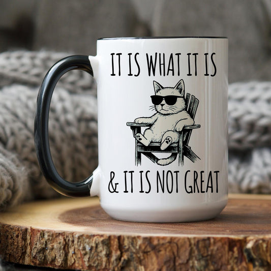 Funny Cat Gift, Sarcastic Cat Mug, Funny Saying Present, Hilarious Quote Gift, Funny Cat Mom, Cat Lover Gift, Funny Bestie Christmas Gift