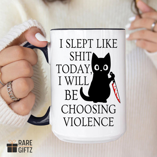 Funny Cat Mug, Offensive Sarcastic Gift, sassy mug, Cat Lover Gift, Funny Cat Mom Gift, Coworker Gift, Office Bestie Present, Hilarious Mug