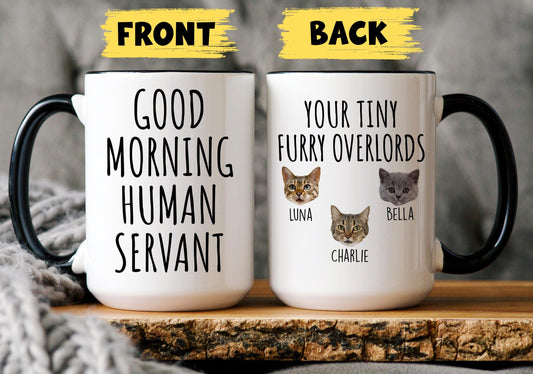 Personalized Cat Owner Mug, Cat lover gift, Custom Mug For Pet Lover, Funny Cat Mug, Christmas Cat Owner, Cat Lady Present, Cat mom Present