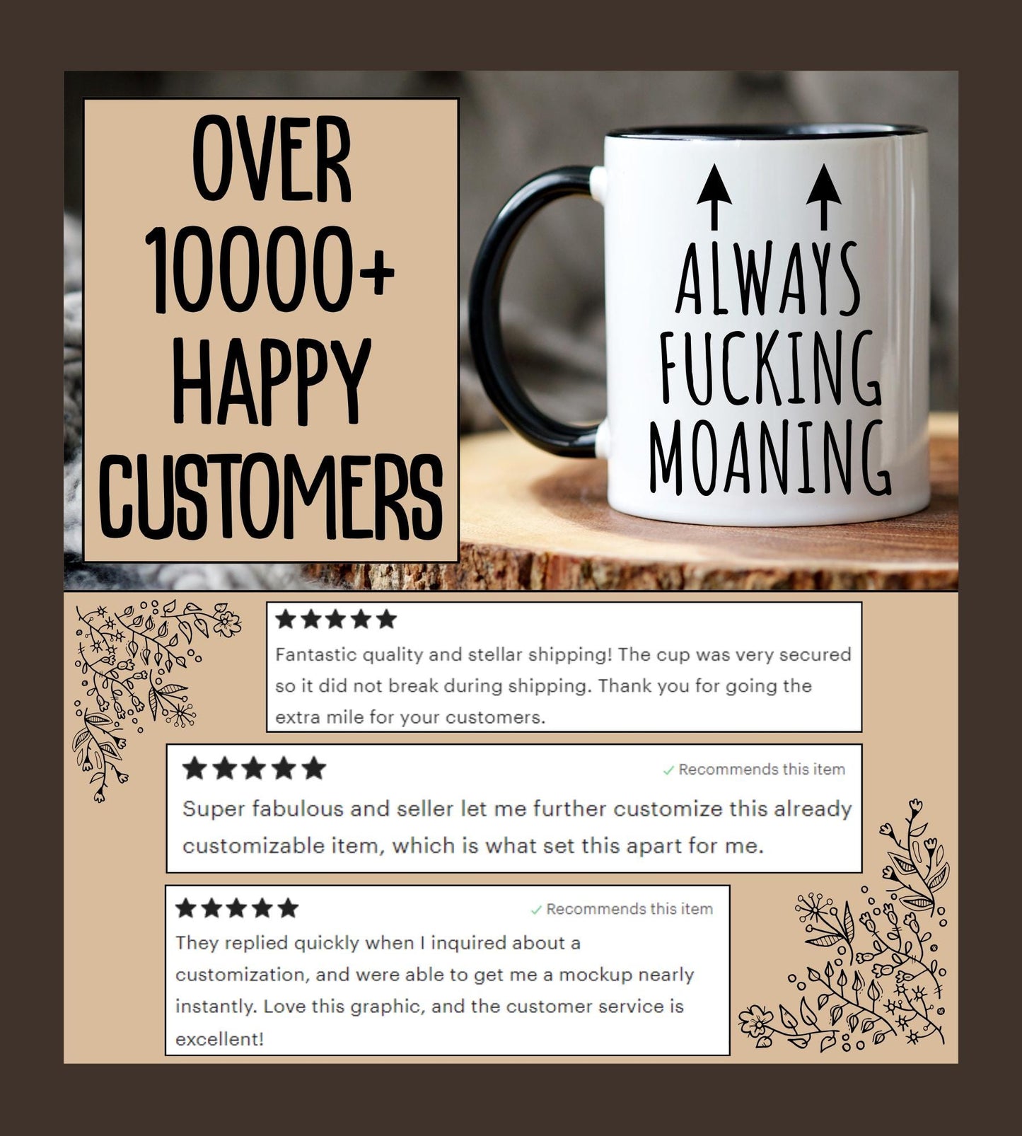 Personalized funny moans mug, Colleague gift, grumpy mug, rude mug gift, funny mug gift