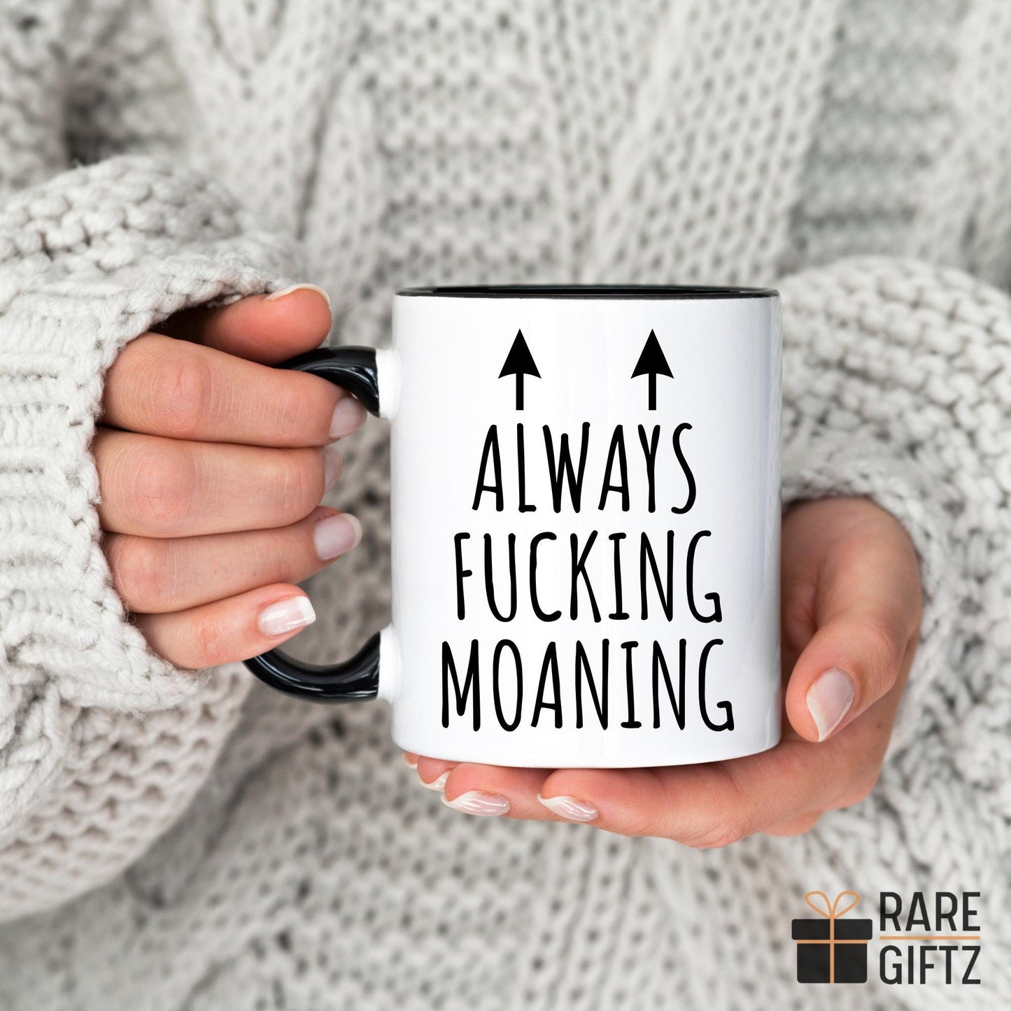 Personalized funny moans mug, Colleague gift, grumpy mug, rude mug gift, funny mug gift