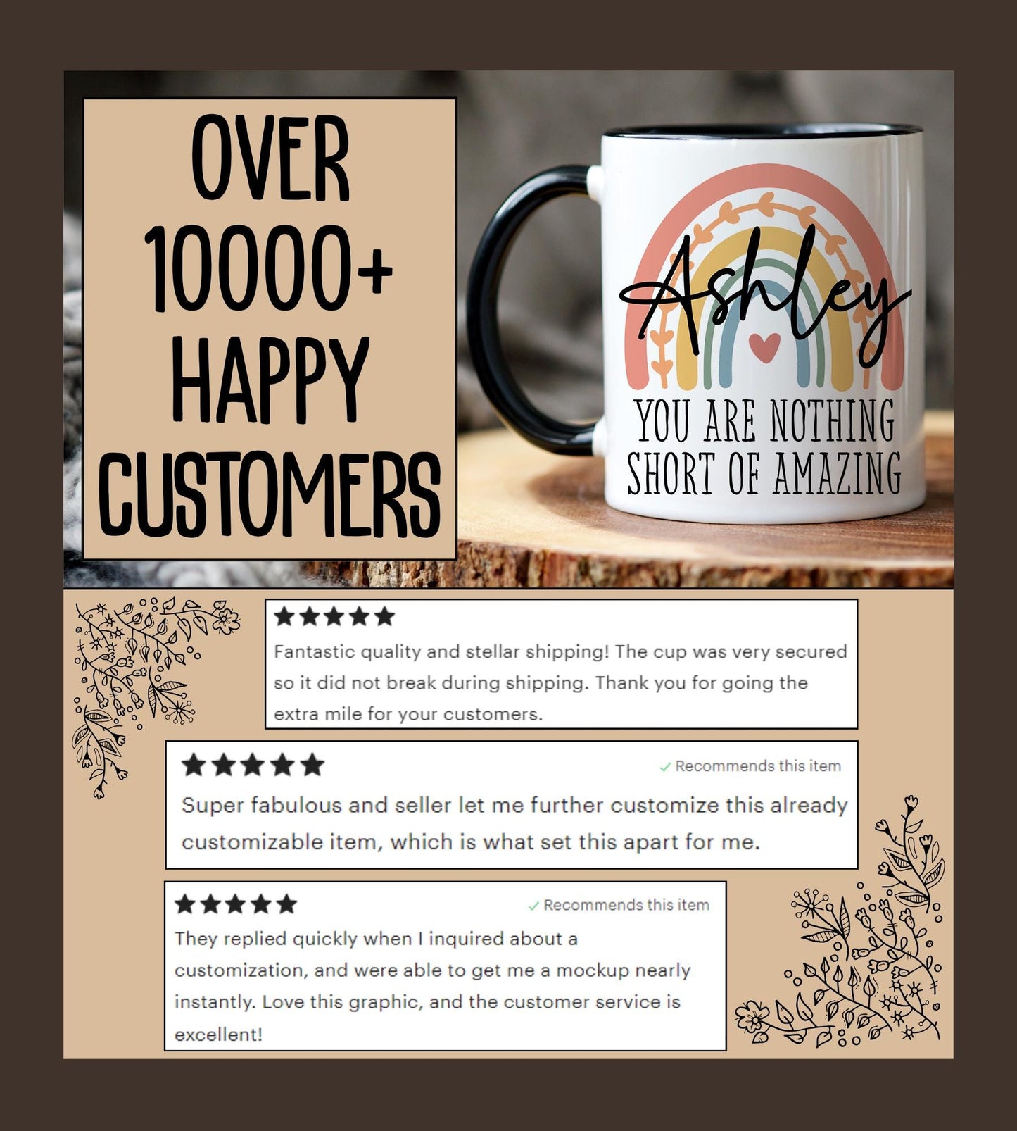 Personalized coworker mug, Funny work bestie gift, Thank You Gift for Women, Work Appreciation Present, Secret Santa Gift, Encouragement Mug