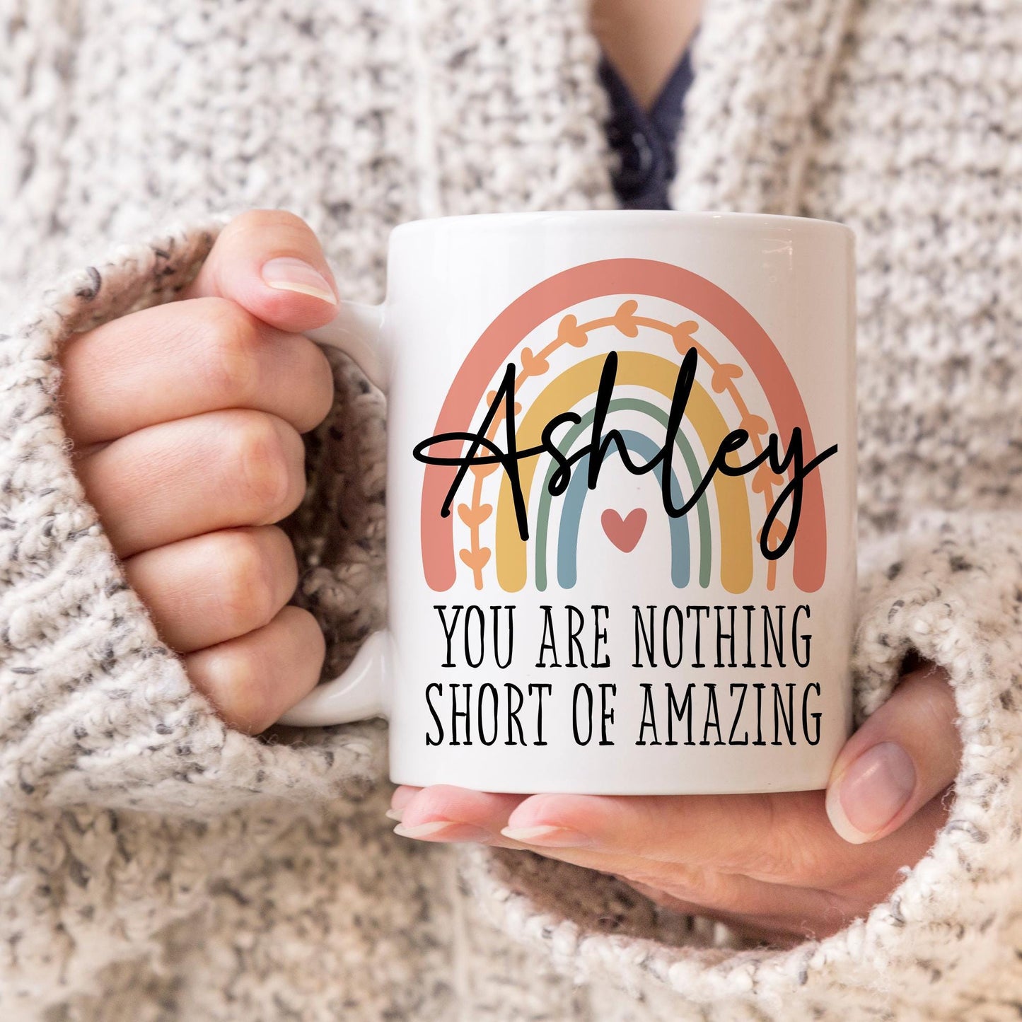 Personalized coworker mug, Funny work bestie gift, Thank You Gift for Women, Work Appreciation Present, Secret Santa Gift, Encouragement Mug