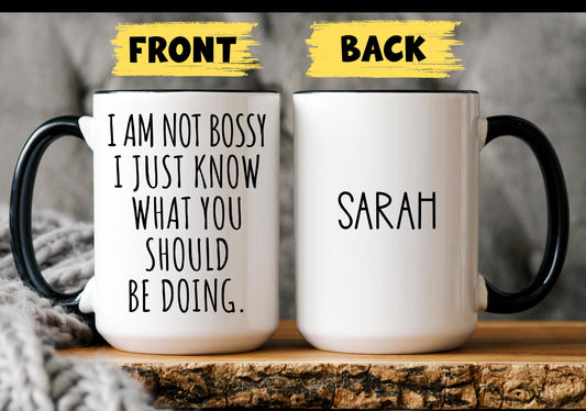Personalized Boss mug, Custom Boss Gift, Funny manager mug, Gift For Boss From Employees, Boss Appreciation Gift, Boss Leaving Secret Santa
