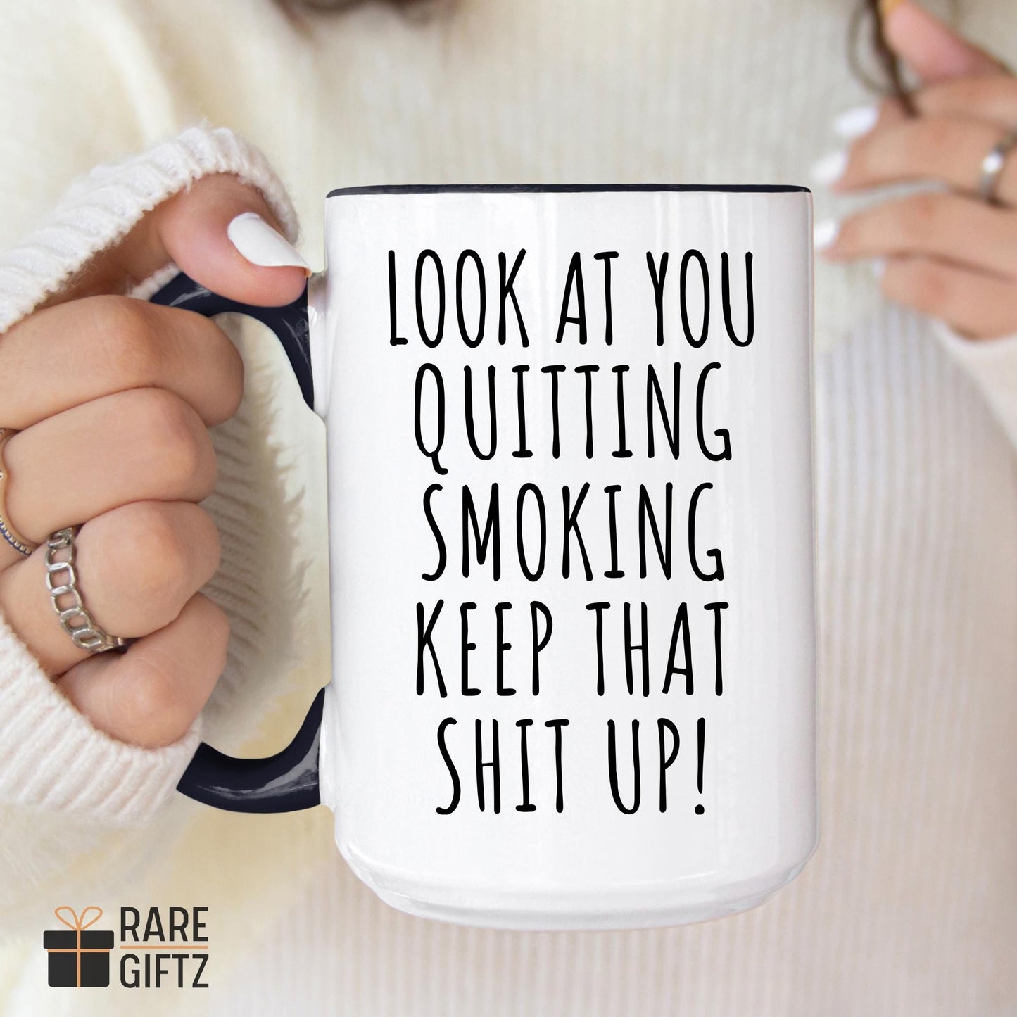 Personalized Quitting Smoking Gift, Present for Family Friends Colleague Work Friends, Quitting Achievement Present