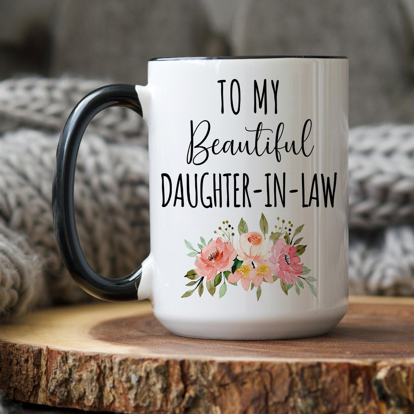 Personalized Daughter In Law Gift, Future Daughter In Law Mug, Bride to be Gift, Wedding Gift, Son's Wife Birthday Gift, Sons Wife Present