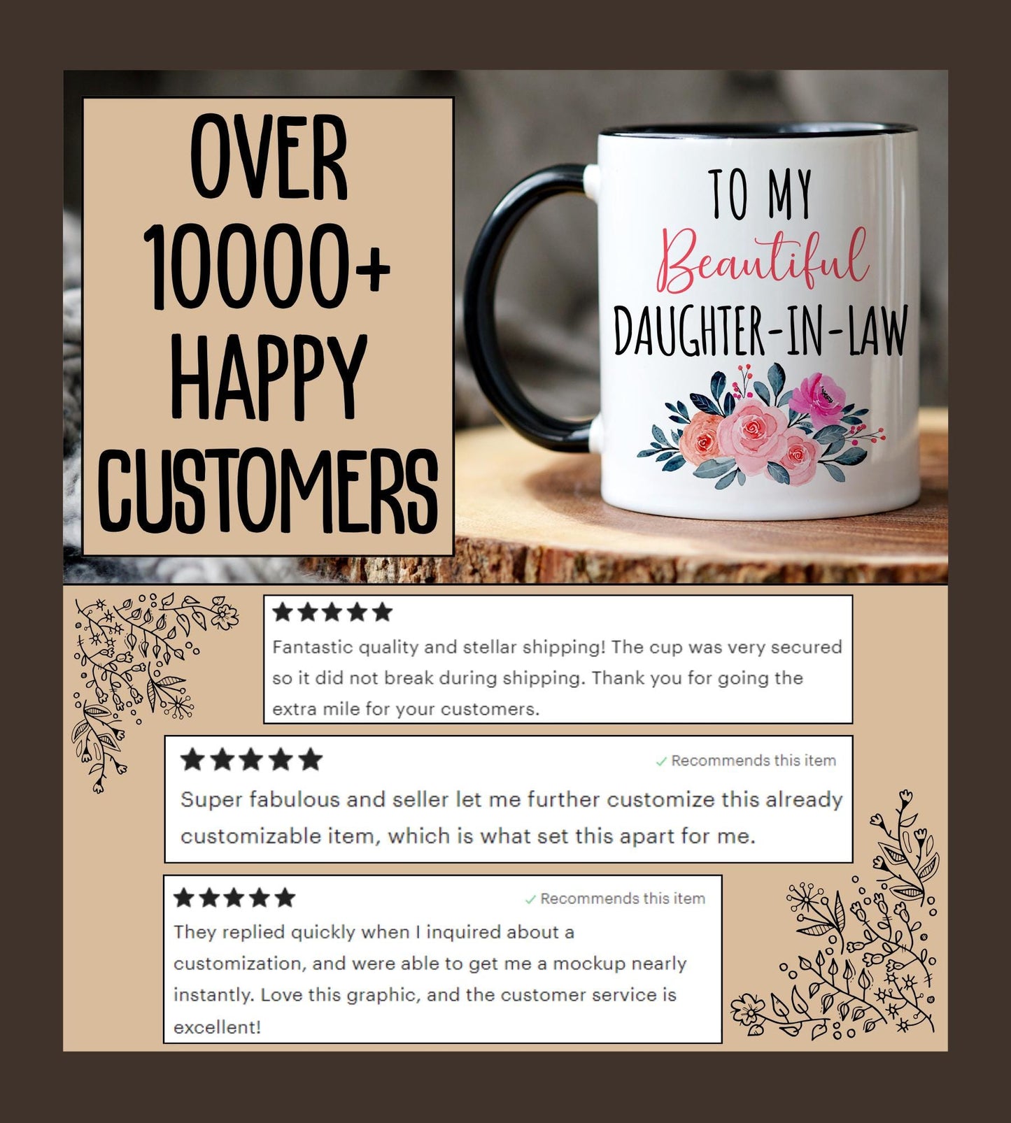 Custom Daughter In Law Mug, Daughter-In-Law Gift, DIL Gift, Future Daughter In Law Present, Daughter In Law Sentimental Gift Bride Wedding