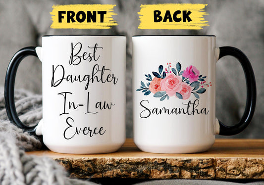 To My Daughter-in-law Gift, Daughter In Law Gift, Daughter In Law Mug, Wedding Gift, Anniversary Gift, Gift From Mother In law, Daughter Mug