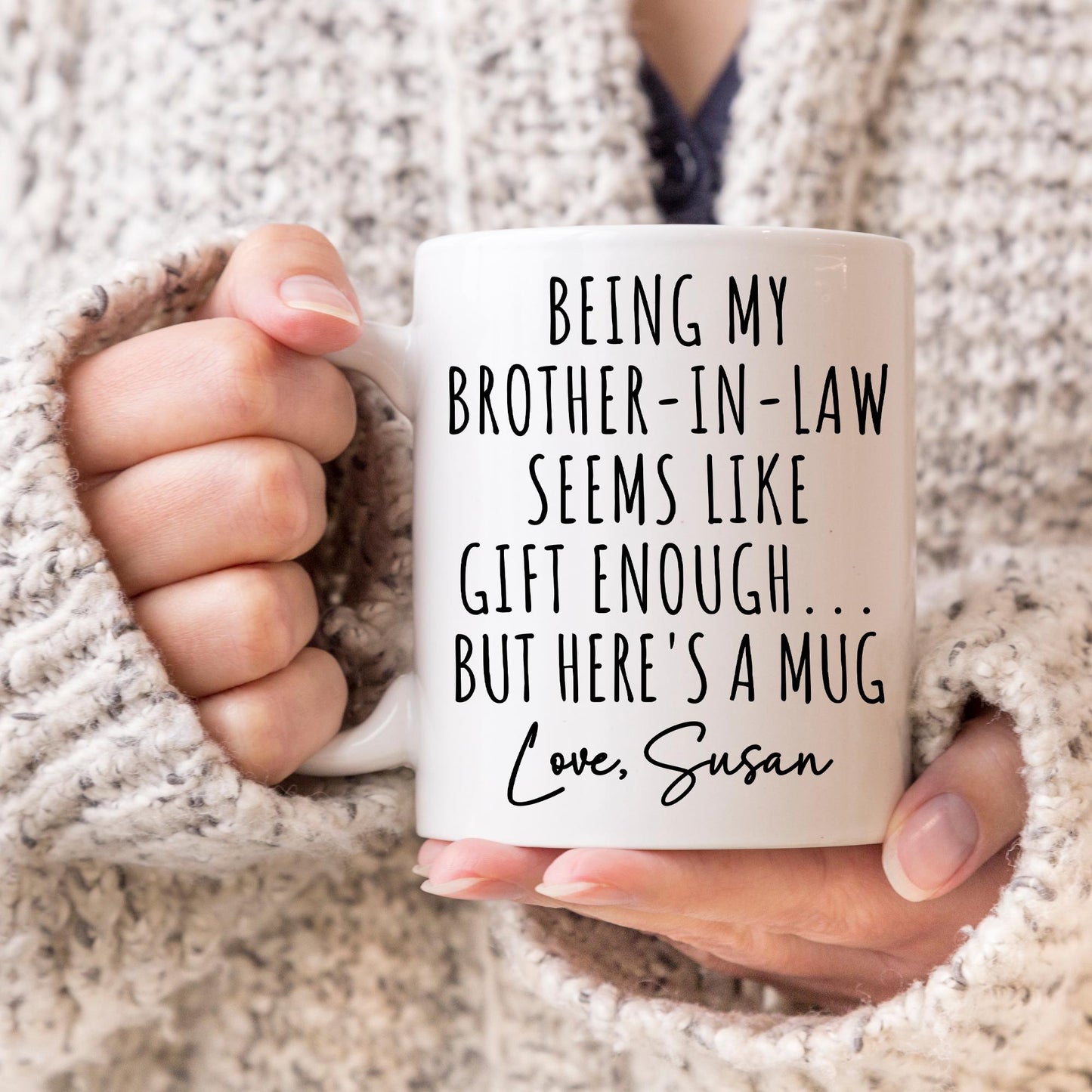 Custom Brother In Law Mug, Brother-In-Law Gift, Brother In Law Gift From Bride, Future Brother In Law Sentimental Gift Brother Law Wedding