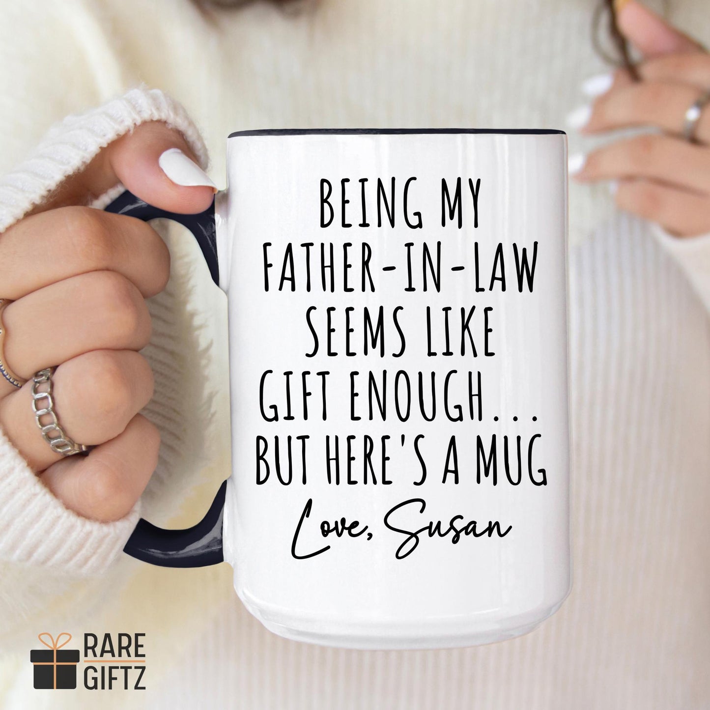 Personalized Funny Father In Law Mug, Gift For FIL, Father In Law Birthday Gift, Fathers Day Mug, Fathers Day Gift, Dad, Custom Gift FIL