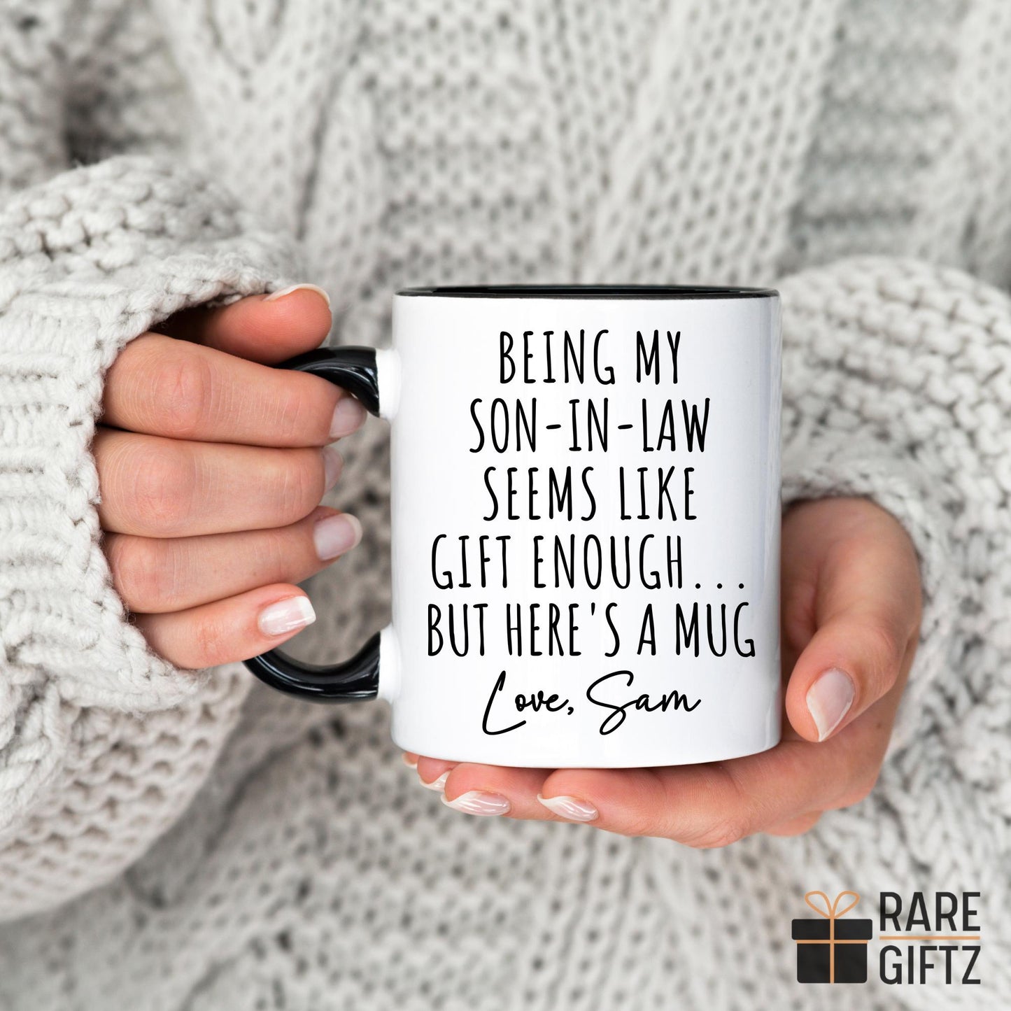 Personalized Son in law gift, son in law mug, gift to son in law from mother in law, proud son in law, best son in law, Gift Father in Law