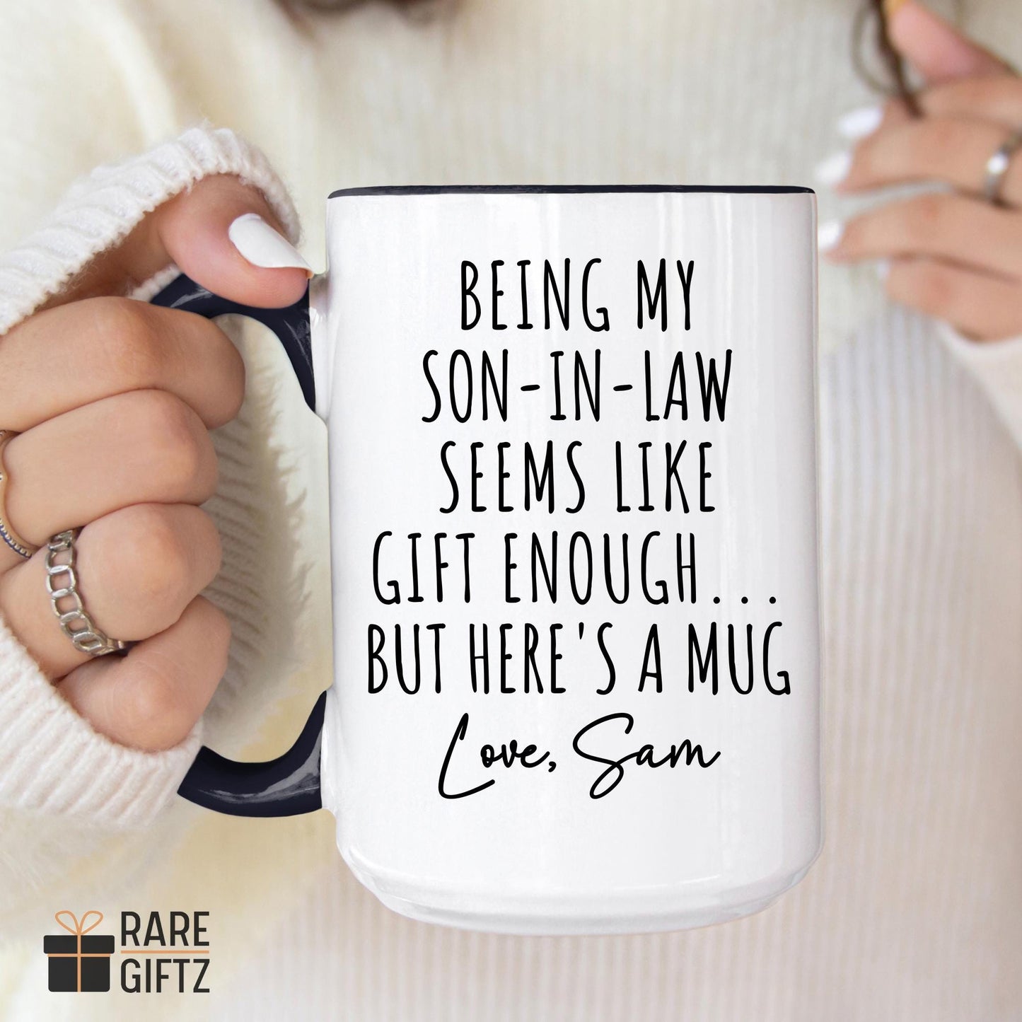 Personalized Son in law gift, son in law mug, gift to son in law from mother in law, proud son in law, best son in law, Gift Father in Law