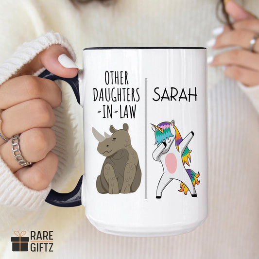 Personalized Daughter in Laws Mug, Daughter In Law Gift From Mother In Law, My Daughter In Law Mug, Future Daughter-In-Law Wedding Christmas