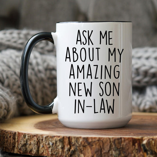 Father in Law Mug, Dad in Law Gift, Future Father in Law, Coffee Mug for Father in Law Gift, Bride Parents Gift, Mother in Law Wedding Gift