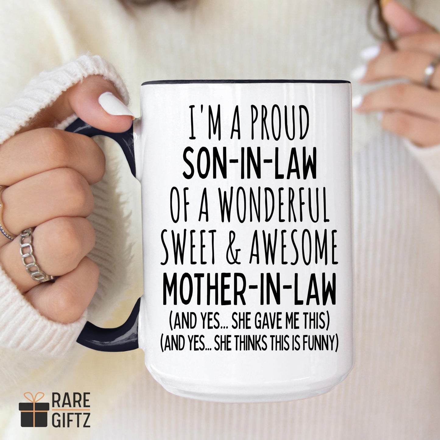 Funny Son In Law Mug, Son-In-Law Gift, SIL Gift, For My Son In Law Future Son In Law Sentimental Gifts For Groom Wedding Gift Groom Wedding