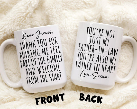 Personalized Father In Law Mug, Father-In-Law Gift, FIL Gift, Future Father In Law Sentimental Gift, Father In Law Wedding Christmas Present