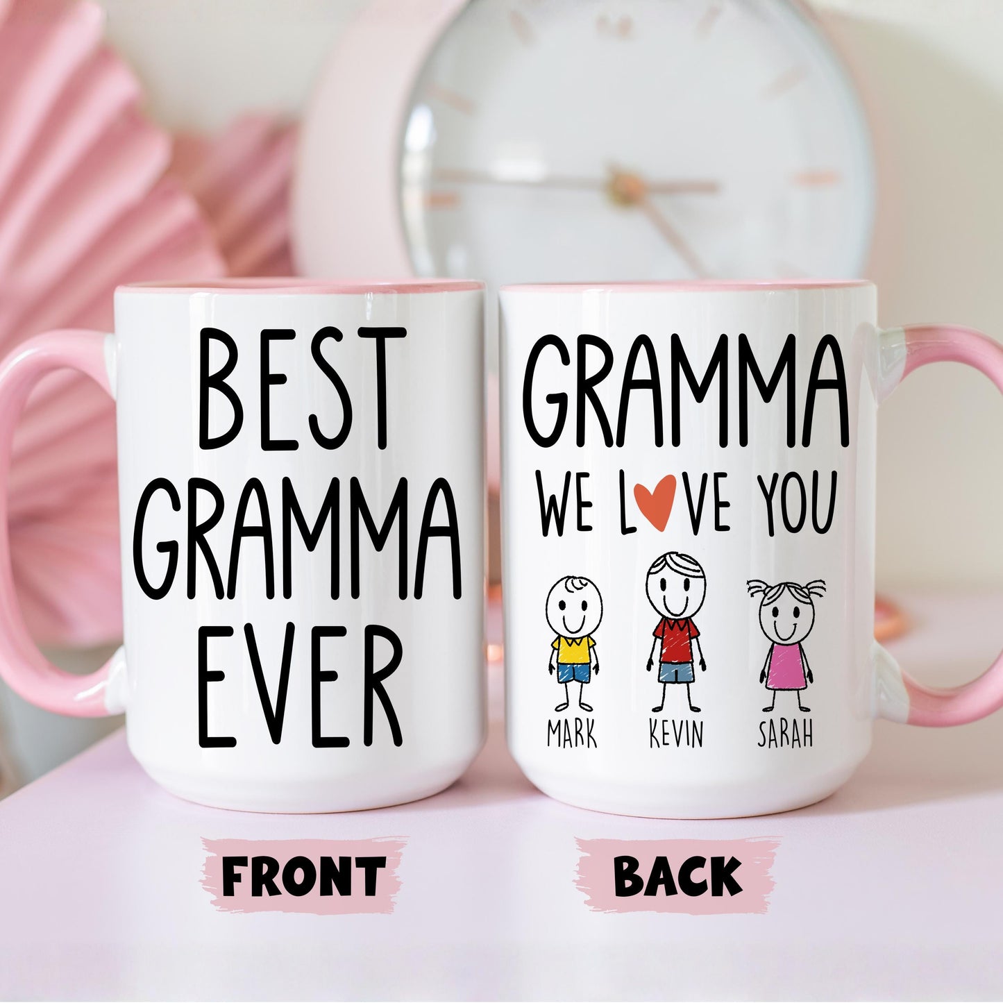 Gramma Mug, Personalized Gramma Mug, Custom Gramma Gifts from Grandkids Names Grandchildren, Gramma Mother's Day Gift, Gramma Birthday