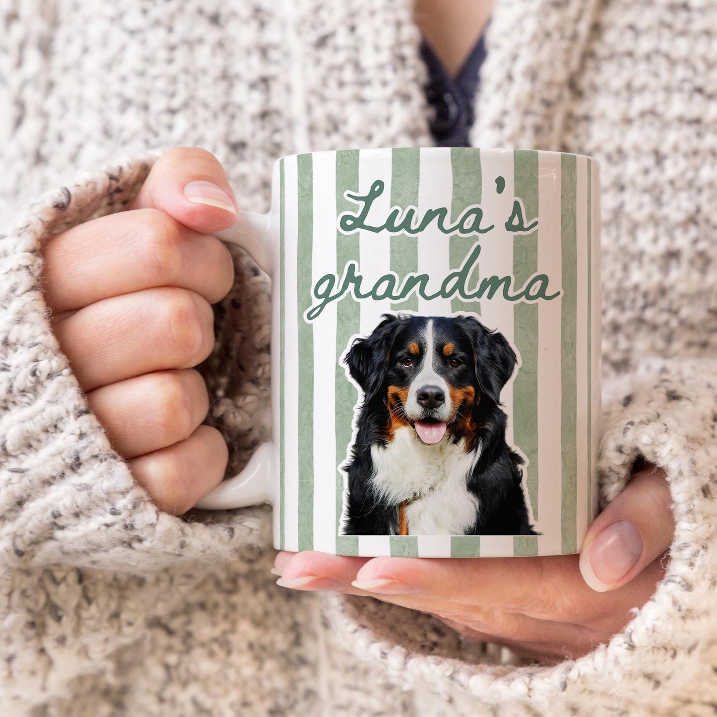 Dog Grandma Mug, Personalized Dog Grandma Gift, Dog Grandma Coffee Mug, New Dog Owner Grandma, Grandma Dog Photo Present, Grandma Birthday