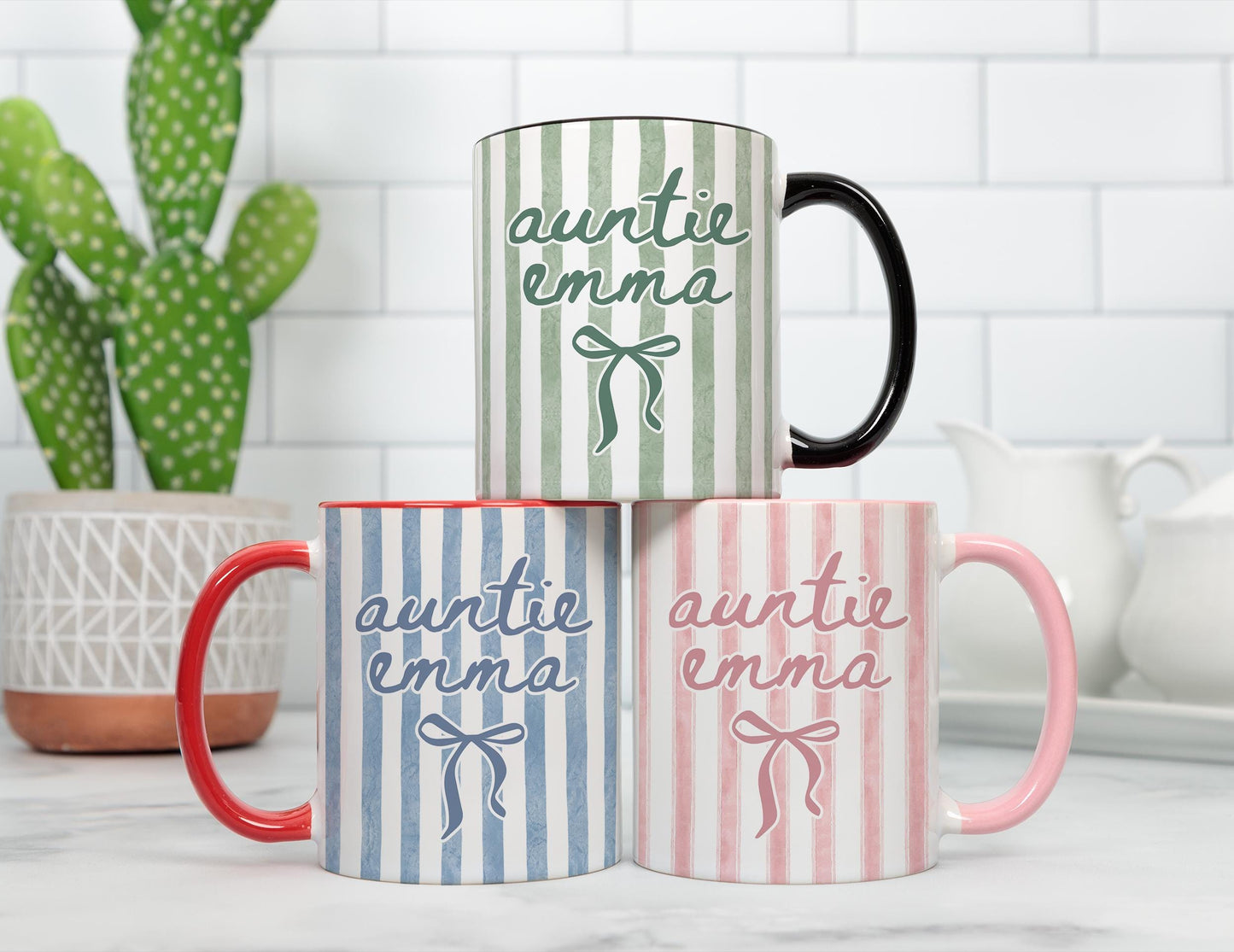 Auntie Mug, Personalized Aunt Mug, Custom Auntie Gift, Aunt Birthday Gift, Pregnancy Announcement Cup, Soon To Be Auntie, New Aunt Mug