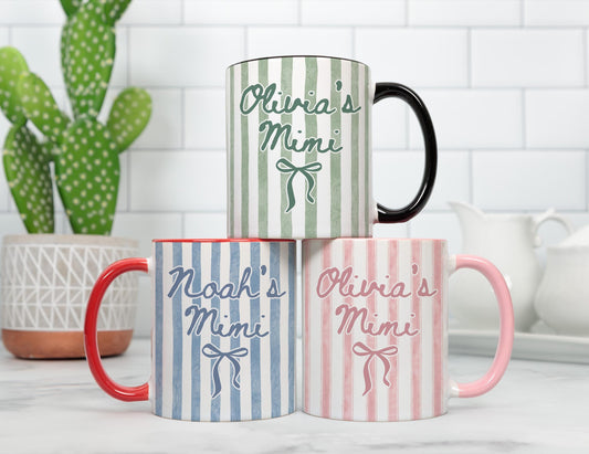 Mimi Mug, Personalized Mimi Gift, Mimi Birthday Mothers Day Gift, New Mimi Mug, Custom Name Mimi Mug, Mimi gift grandkids, Mimi Birthday Mug