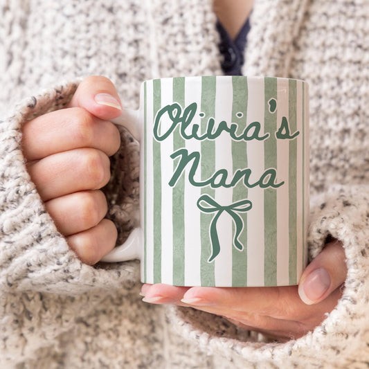 Nana Mug, Personalized Nana Gift, Nana Birthday Mothers Day Gift, New Nana Mug, Custom Name Nana Mug, Nana gift grandkids, Nana Birthday Mug