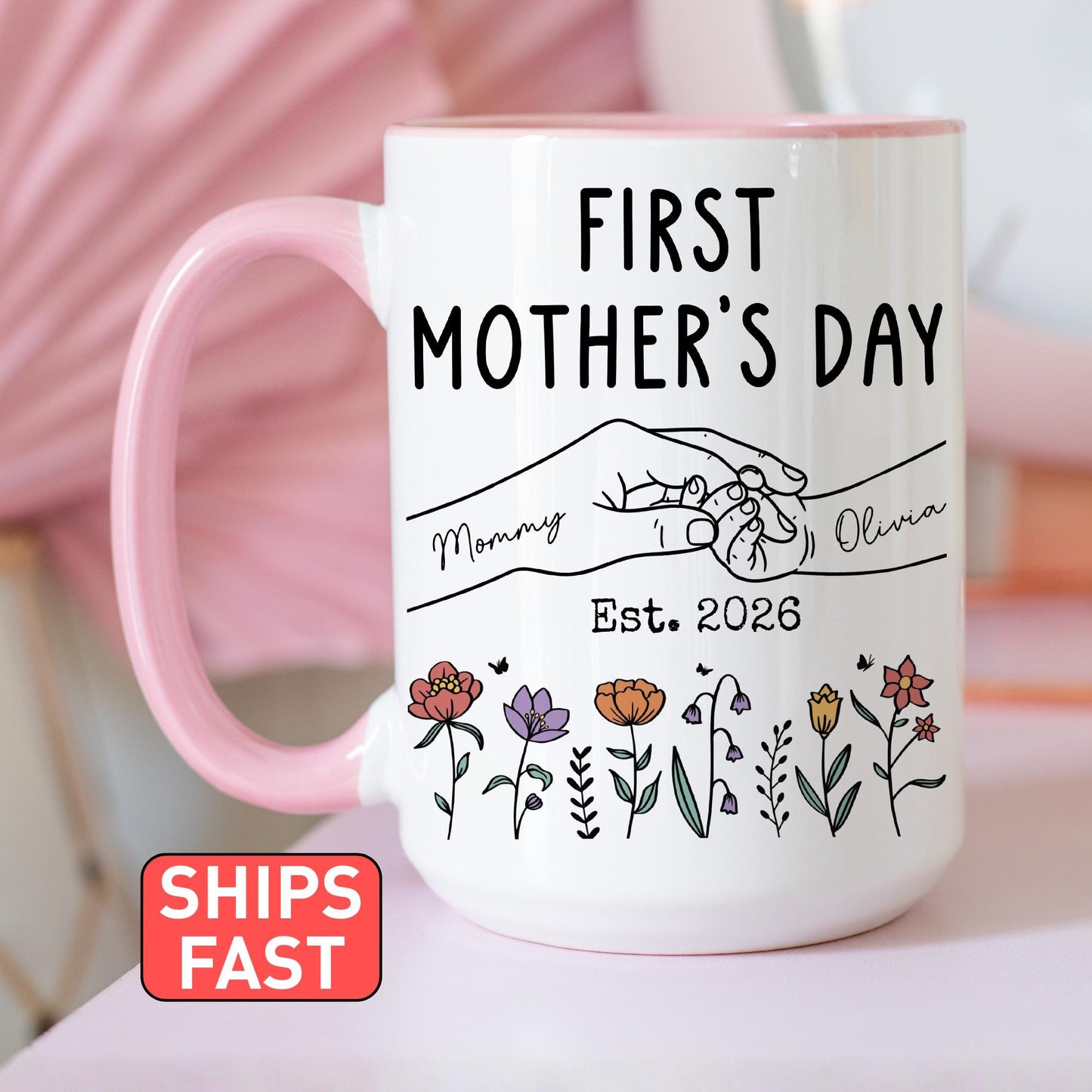 First Mother's Day Gift for Daughter from Mom, Personalized New Mom Mug, Only Thing Better Than, First Time Mom, Daughter's First Mother Day