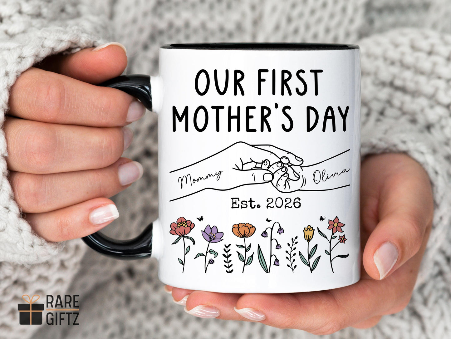 First Mother's Day Mug, Personalized New Mom Mug, First Time Mom Mug, Gift For New Mama, 1st Mother's Day Gift, Custom New Mom Present