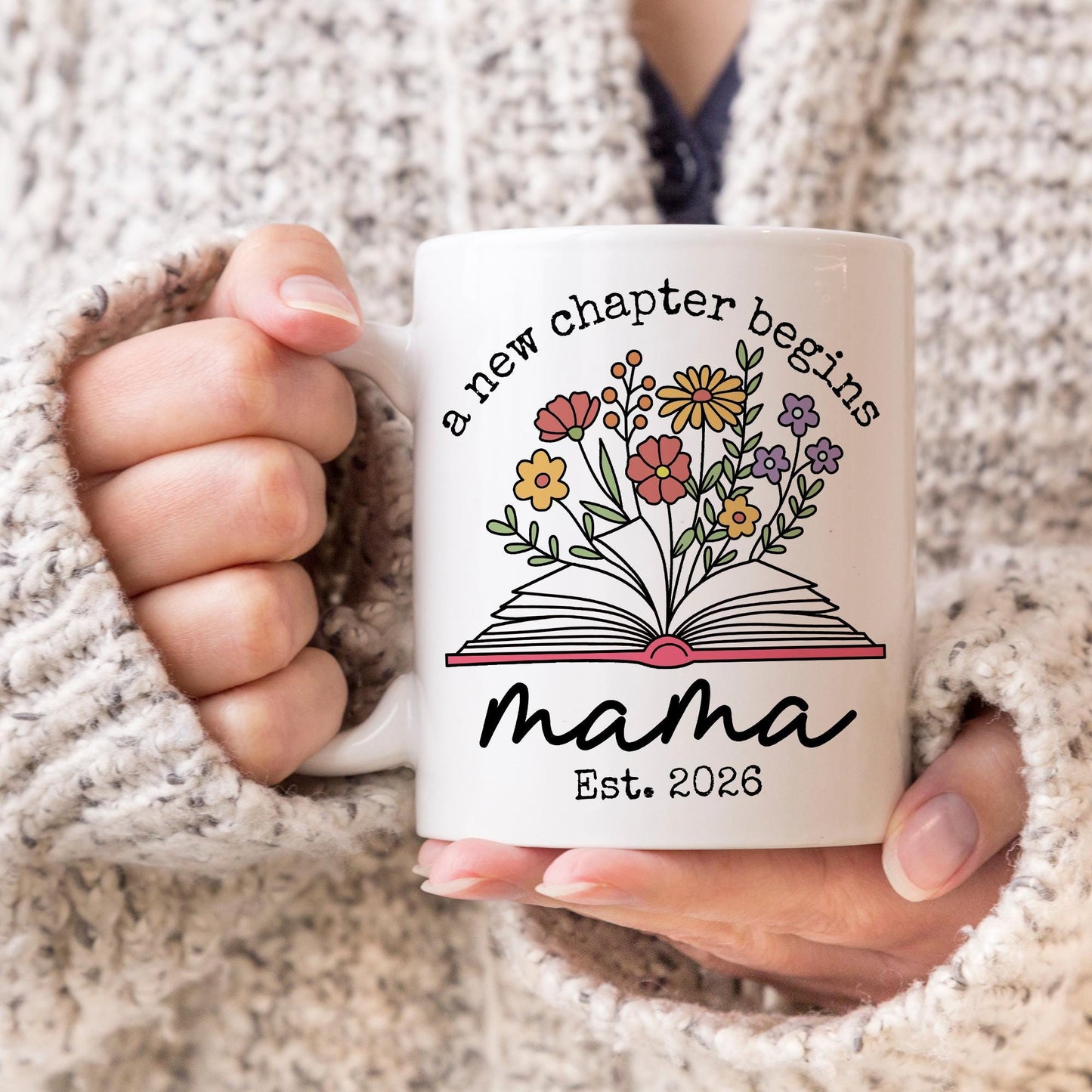 Sister New mom Gift, Personalized New mom Mug from Sister in law, Sister becoming a Mom Gift, Mothers Day Gift for Sister, Gift from Sister
