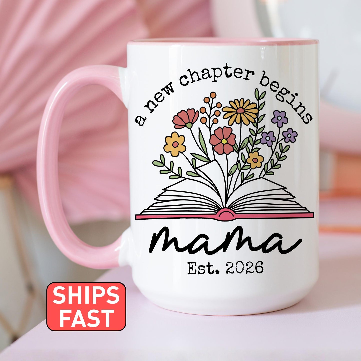 New Mama gift from Bestie, Personalized Mom Mug from Bestie, Bestie First Mother day Gift, Best Friend New Mom Present, Bestie Becoming mom