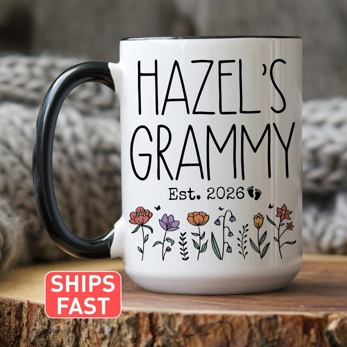 First Time Grammy Mug, New Grammy Baby Name Gift, First Grandchild Mug, Personalized new Grammy Present, First Mothers day Grammy Mug