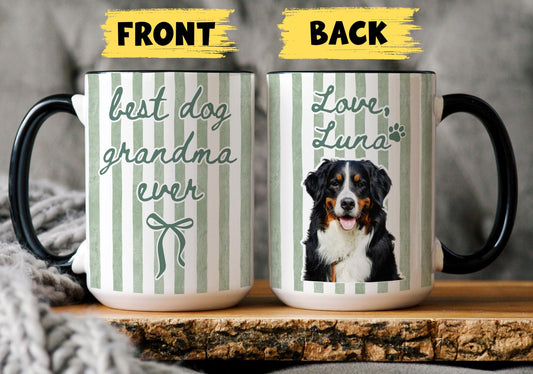 Dog grandma gift, Personalized grandma dog, dog grammie gift, dog grandma coffee mug, best grandma dog, dog grammy, dog grandmother