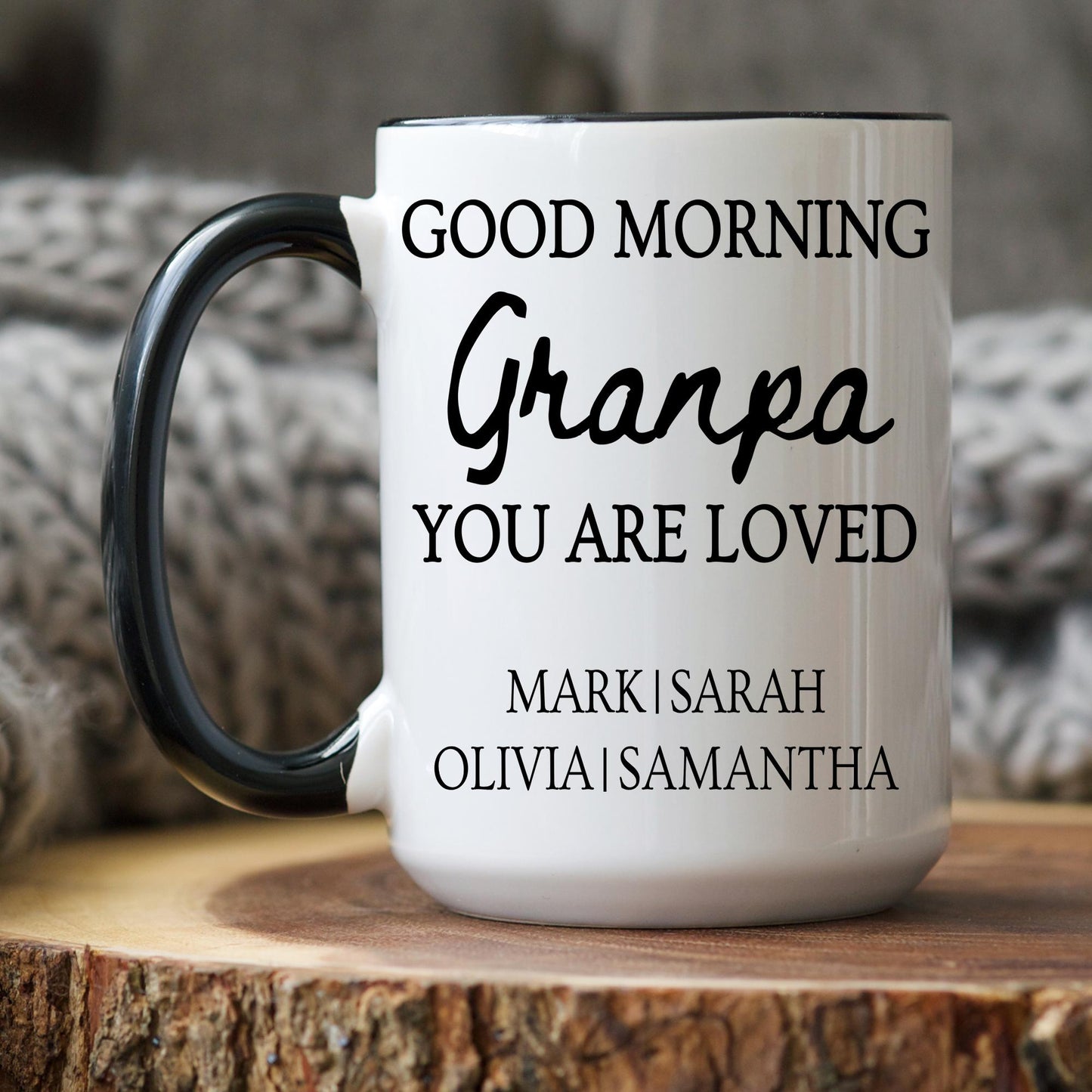 Grandpa Mug, Personalized Grandpa gift, Custom Grandpa mug with Grandkids Names, Grandpa Father's day Gift, Grandpa Birthday grandchildren