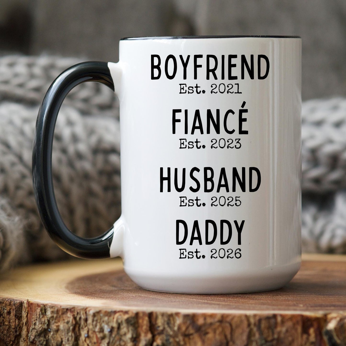 Dad Pregnancy Announcement Mug, Father Baby Reveal Mug, Custom New Father Gift, First Time Daddy Mug, 1st Time Daddy Mug, Dad To be Gift